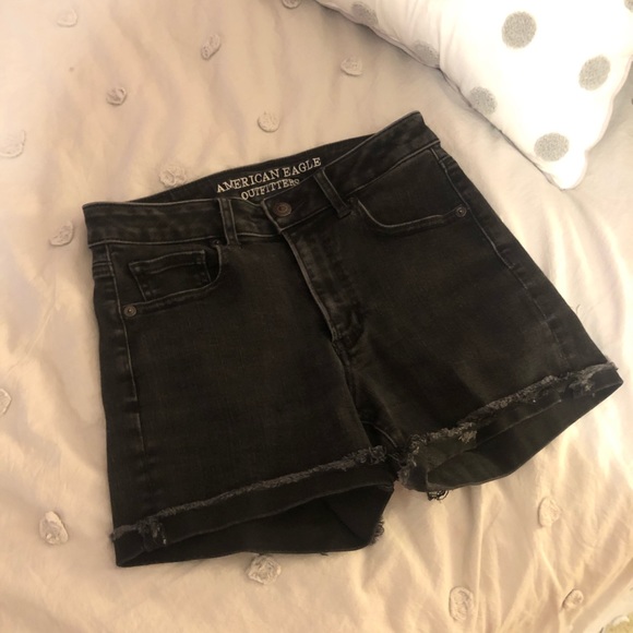 American Eagle Outfitters Pants - American Eagle Black Jean Shorts!